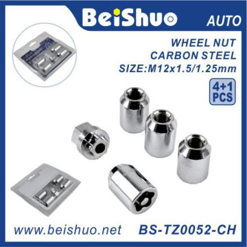 4+1 PCS/Set Wheel Lock Nut for Car Security